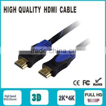 High speed dual color molding HDMI cable with Ethernet for 3D