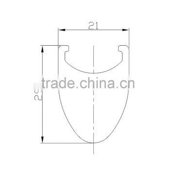 29mm Carbon Clincher Rim Road Bike 700c Carbon Fiber Tubular Rims 21mm Width One Pair Bicycle Carbon Rims photo-2