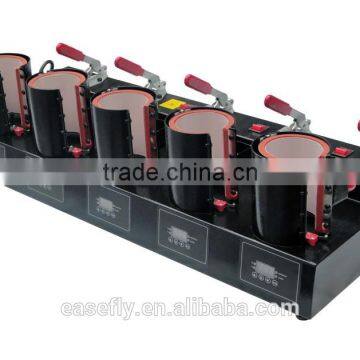 China 5 in 1 mug printing machine and cup heat press machine