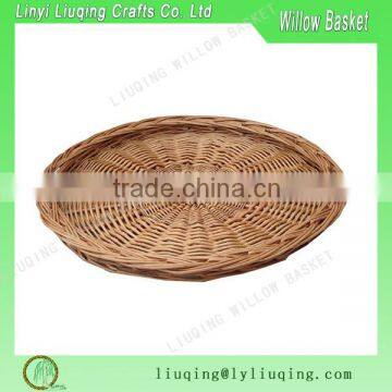 Factory Wholesale Large Round Wicker Food Platter Tray