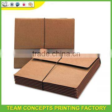 Accordion paper file folder decorated with recyclable material