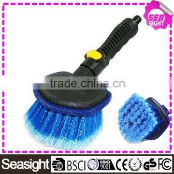 Car cleaning brushes for cleaning car, car detailing brush, PVC bristle car wheel brush