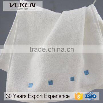 ODM welcome popular white bamboo hand towel