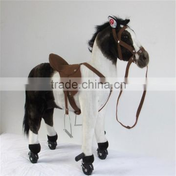 2015 hot sale life size horse animal toy on wheel toy for kids                        
                                                Quality Choice
                                                                    Supplier's Choice