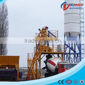 HZS50 new type self loading cement concrete batching plant