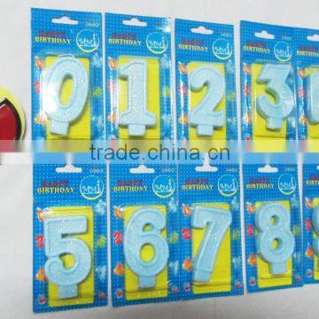 Most Popular Wholesale Colorful Decorative Birthday Number Candle