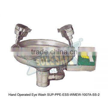 Hand Operated Eye Wash ( SUP-PPE-ESS-WMEW-1007A-SS-2 )