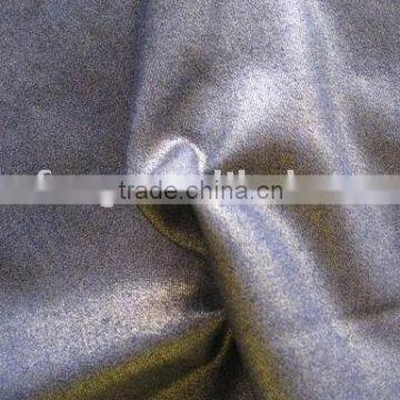 CVC jeans fabric with foil printing TC demin fabric