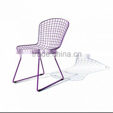 iron wire stacking chair