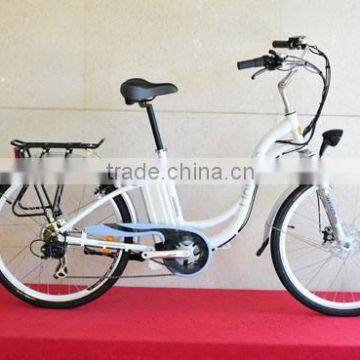 26 inch electric city bike with lithium battery