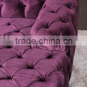 New Classic Tufted Chesterfield L Shaped Fabric Sofa Set AL046