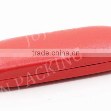 Shiny Leather Wrapped Mixed Color Durable Metal Case for Glasses