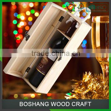 Custom New 1 Bottle Wood Wine Box