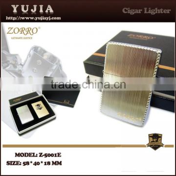 High-end style copper oil lighter oil cigarette lighter with box