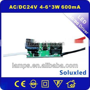 AC/DC24V led driver 4-6*3W