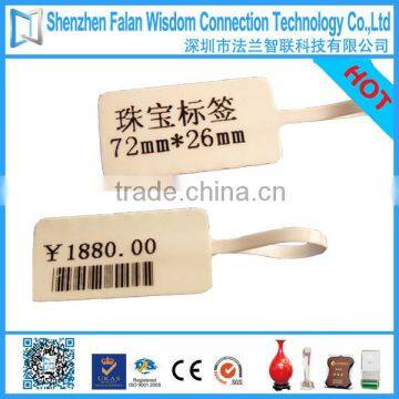 Custom logo jewelry tags label with barcode printing