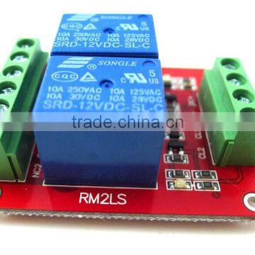 Hot on sale! 2-Channel relay module 12v time delay module