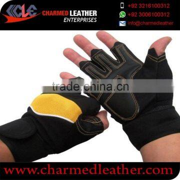 CLE-7758 New 2016 GYM Gloves Health Exercise Fitness Half Finger