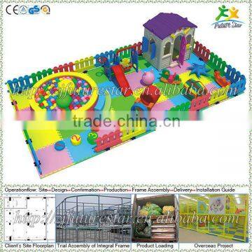 Free design CE & GS standard eco-friendly LLDPE baby indoor soft play equipment