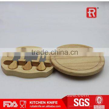 3PCS cheese knife set cheese knives cheese box woode cheese board