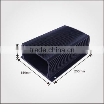 Top grade black anodized 6000 series aluminum extrusion enclosure/case