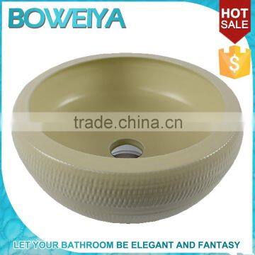 European Modern Restaurant Small Size Bathroom Ceramic Hand Wash Basin