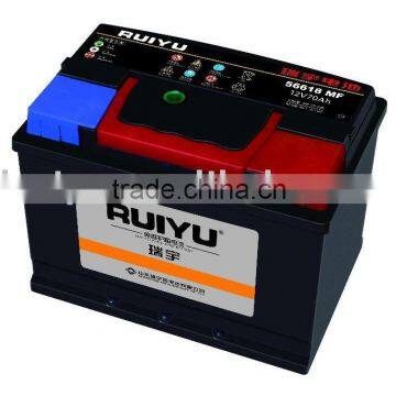 Car accessories din standard 66ah truck / car /auto battery