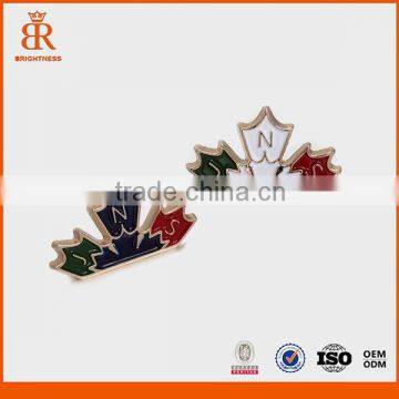 Custom metal logo plate for handbags metal logo label