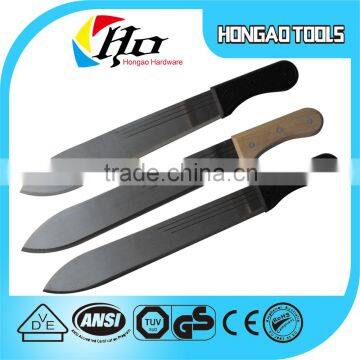 Cheap price machete, cane knife, grass slasher, cutlass, Matchets with wooden/plastic handle