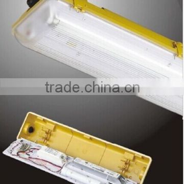 Emergency waterproof LIGHT 2X36W with tube GS CE EMC ERP