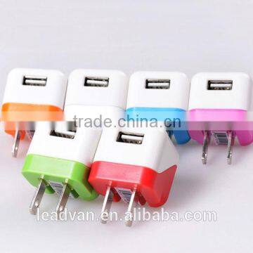 2014 Hot Selling Cube Charger Foldable 1A Cube Charger