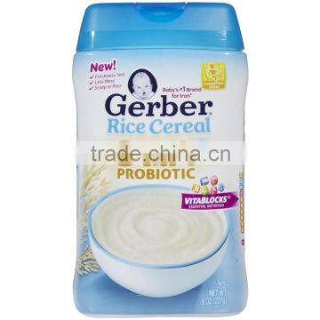 3 x 8oz Gerber Cer Rice Dha Probiotic