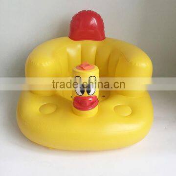Inflatable Little Arm Chair Baby Chair With Heart Shaped for Bath Tub photo-5