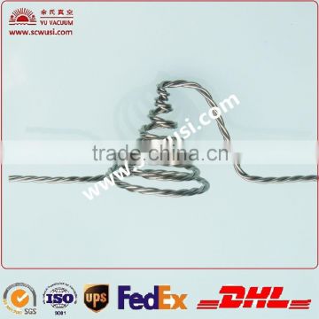 tungsten wire filament for aluminum vacuum coating equipment