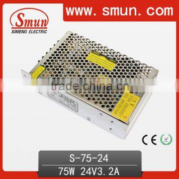 75W 24V Single Output LED Power Supply S-75-24 For LED Light