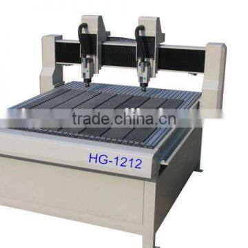 2d 3d crystal engraving machine 2 head cnc router machine