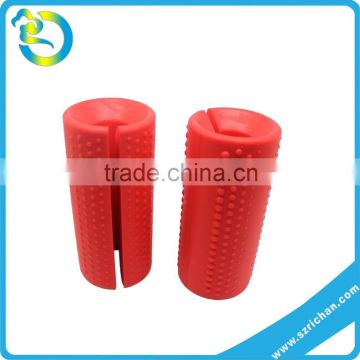 Factory direct sale top quality custom shape colours silicone soft dumbbell handle skin