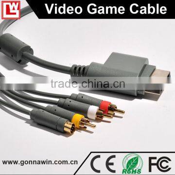 for xbox360 RGB AV cable for TV HDTV