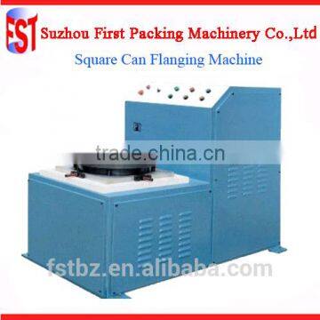 Flanging machine for paint cans