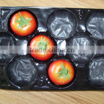 China Customed Black 39*59cm Box Insert Tomato Packaging Salver