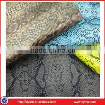Printed pu Artificial Leather