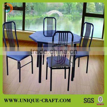 2014 Modern french metal office dining tables and chairs furniture