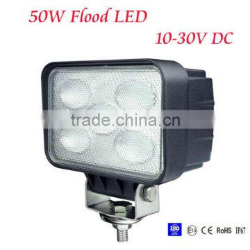 50W flood LED Work Light 12V 24V Jeep boat offroad 4WD truck working lamp 6000K