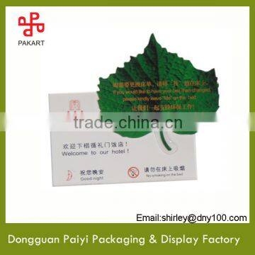 Wholesale simple design acrylic leaf welcome sign