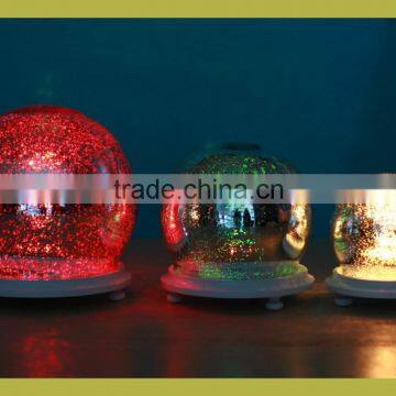 Hand Blown Glass Ball Candle Holders photo-4