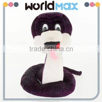 China Made Graceful Purple Snake Promotional Baby Plush Toy