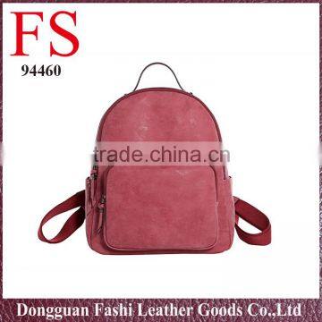 mini cute double pocket school style backpacks of teenage girls