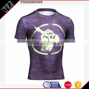 2016 custom print 80% polyester 20%cotton sublimation printing 3d men t shirt wholesale