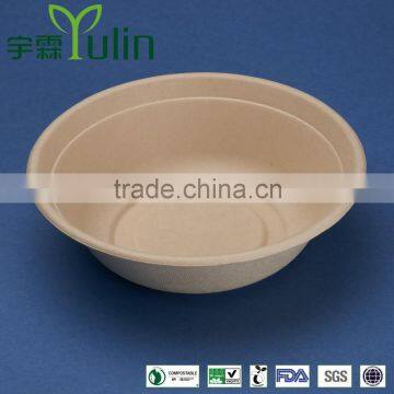 BL-70 700ml/30 oz food grade disposable bagasse pulp bowls                        
                                                Quality Choice