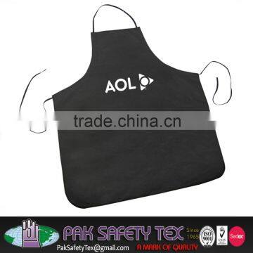 8OZ Black 100% Cotton Twill Pocket Kitchen Cotton Aprons/Customized Promotional AProns